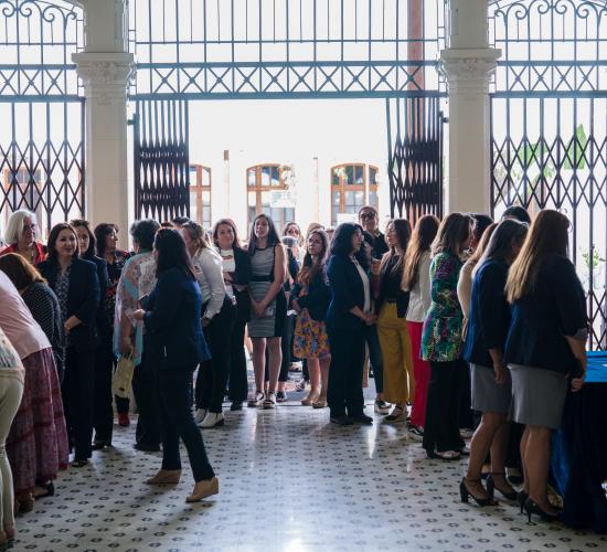 Asistentes a la ceremonia de celebración 