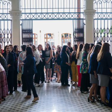 Asistentes a la ceremonia de celebración 