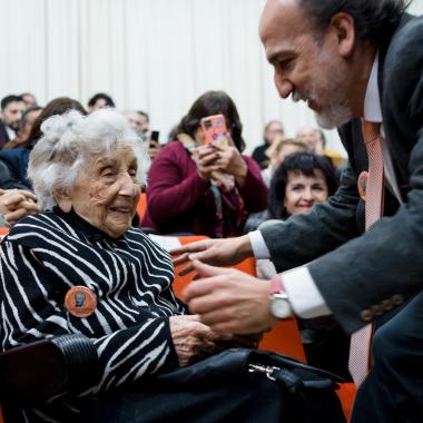 Asistentes a la ceremonia