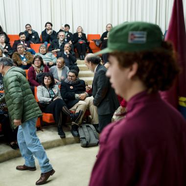 Asistentes a la ceremonia