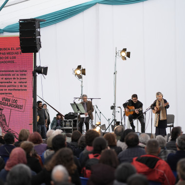 Interpretación musical en el escenario