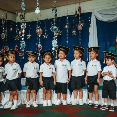 Fotografía grupal de cursantes del  Nivel Medio Mayor 