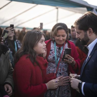 Asistentes a la conmemoración