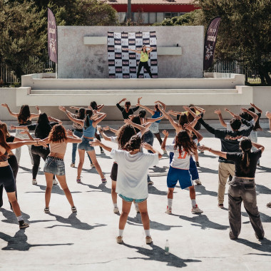 Participantes de baile entretenido