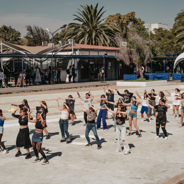 Participantes de baile entretenido