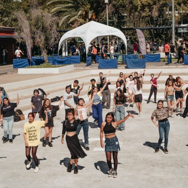 Participantes de baile entretenido