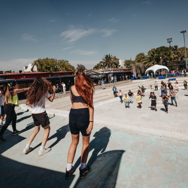 Participantes de baile entretenido