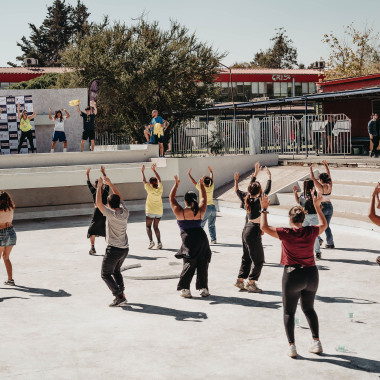 Participantes de baile entretenido