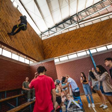 Demostración de escalada