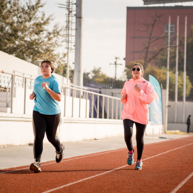 Competidores corriendo