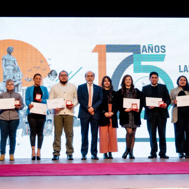 Entrega de premios a quienes han trabajado en la universidad