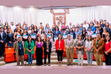 Académicos e investigadores en el Salón de Honor Usach