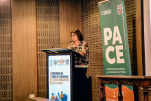 Vicerrectora Académica, Dra. Leonora Mendoza en actividad PAIEP 