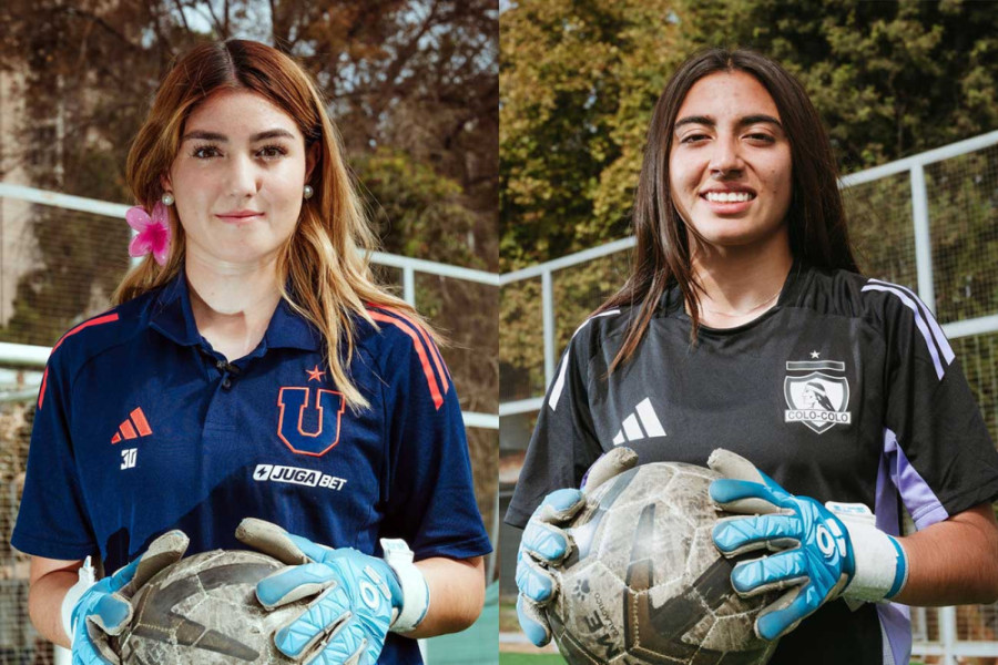 Javiera Cárdenas y Jazmín Labrín, arqueras de U. de Chile y Colo-Colo respectivamente y que hoy son parte de la comunidad universitaria Usach a través del Cupo Deportista Destacado