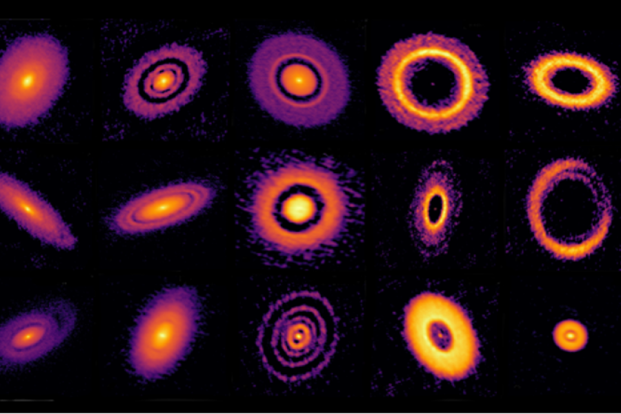 Imagen nacimiento de planetas