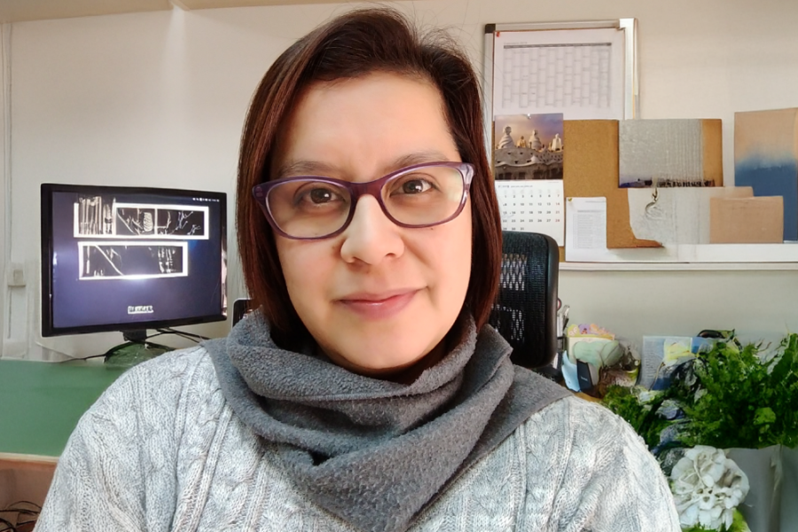 En la imagen aparece la académica del Departamento de Ingeniería Informática, Dra. Violeta Chang