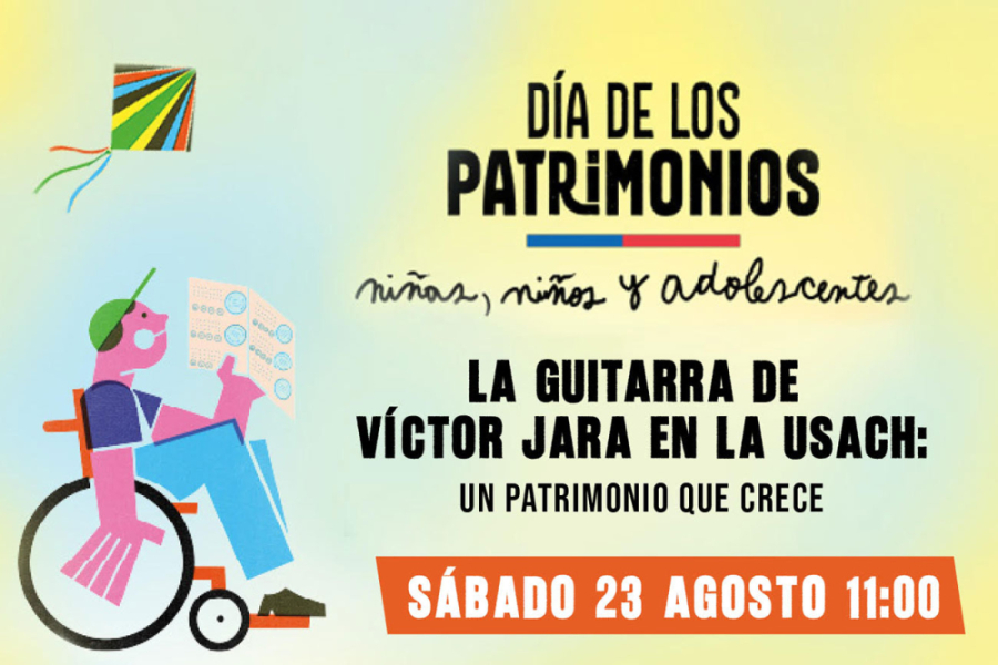 Afiche de la actividad. Aparece el dibujo de un niño en silla de ruedas, un volantín en el aire y las palabras informativas del evento