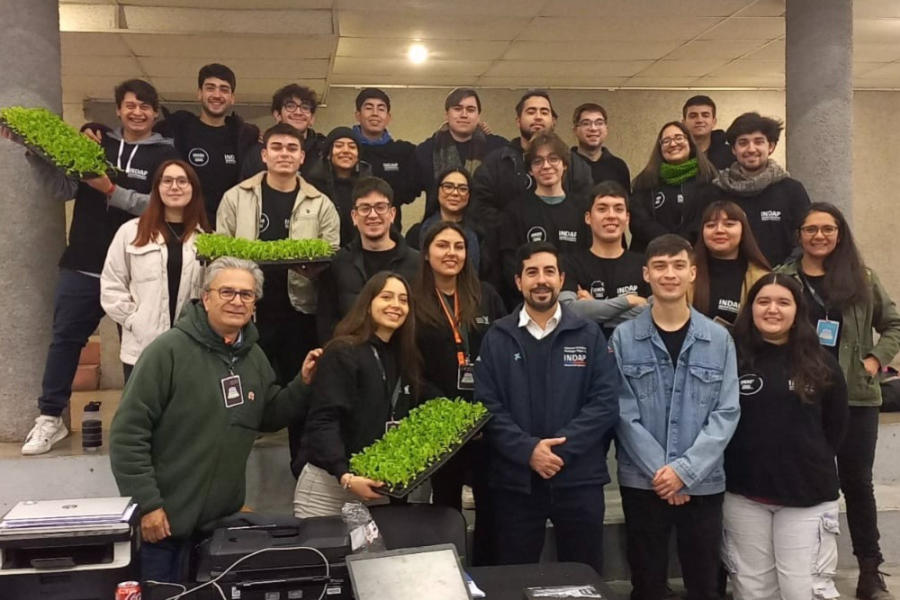 Foto grupal de la delegación Usach 