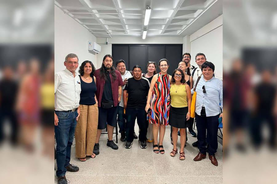 En la imagen aparecen las y los exponentes del congreso 