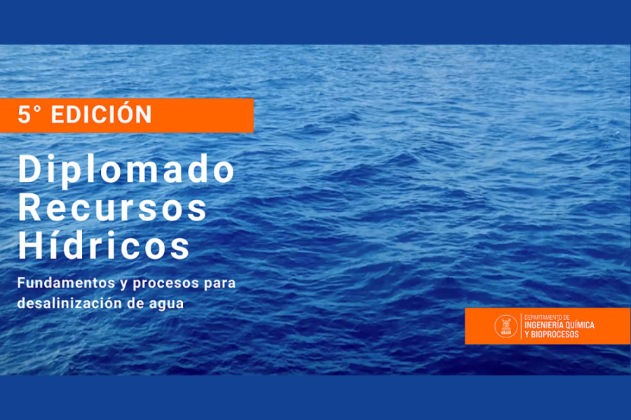 En la imagen aparece el afiche del programa. El fondo  son las aguas del mar. En el lado izquierdo información con letras blancas y cuadros informativos en tonos naranja.