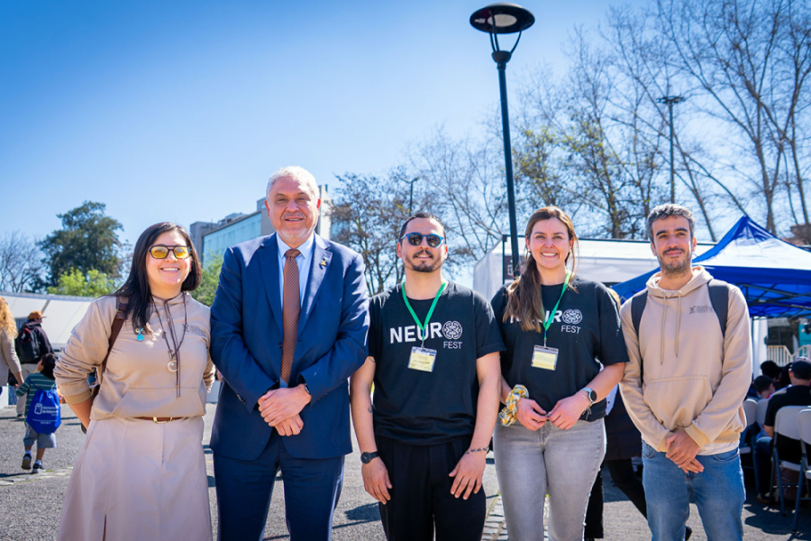 Rector Pedro Palominos en Neurofest 2026