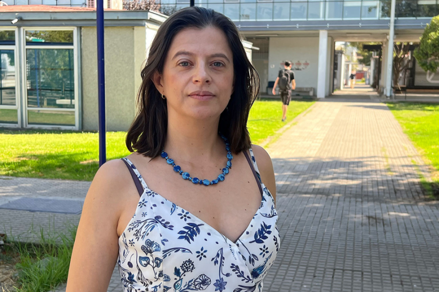 En la fotografía aparece la Dra. Paula Zapata Ramírez, académica de la Facultad de Química y Biología de la Universidad de Santiago de Chile, quien lideró el proyecto.